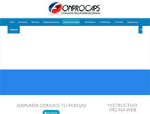 Tablet Screenshot of fonprocaps.com